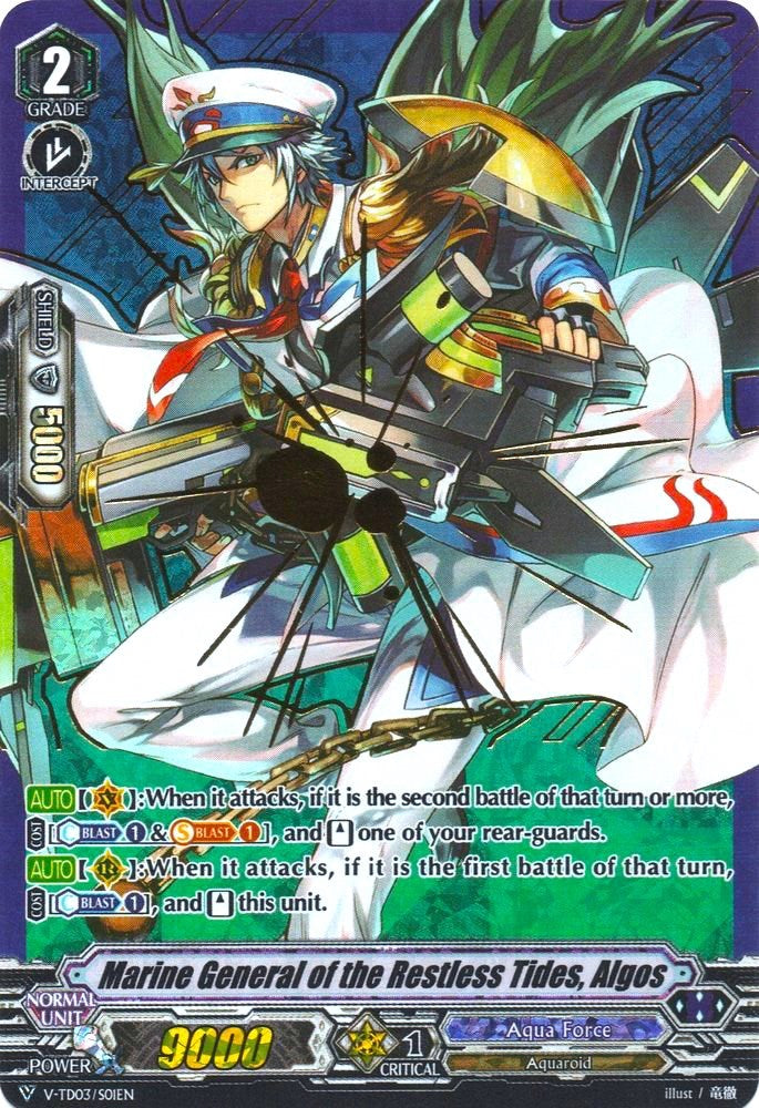 Marine General of the Restless Tides, Algos (SP) (V-TD03/003EN) [Leon Soryu]