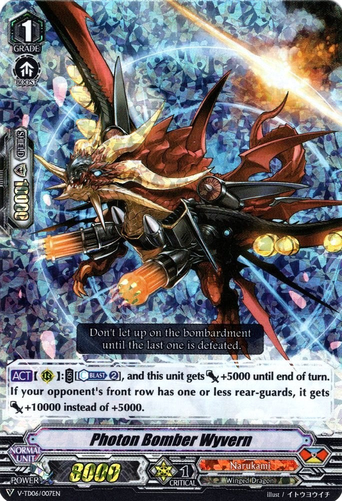 Photon Bomber Wyvern (Parallel Foil) (V-TD06/007EN) [Naoki Ishida]