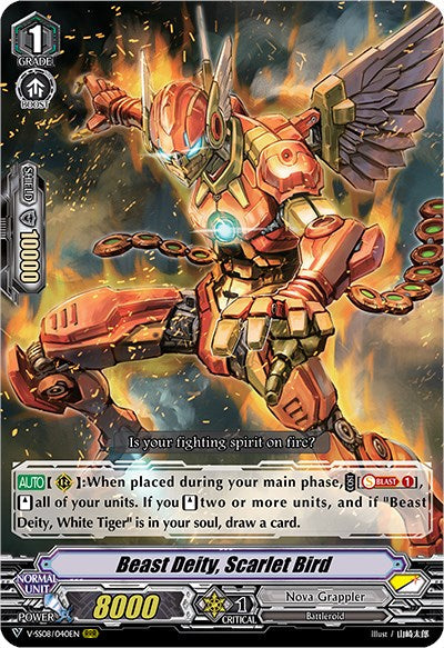 Beast Deity, Scarlet Bird (V-SS08/040EN) [Clan Selection Plus Vol.2]