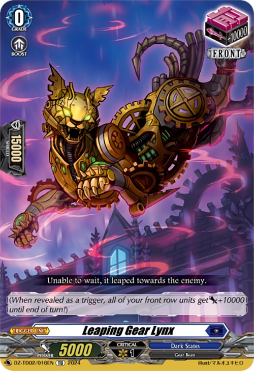 Leaping Gear Lynx (DZ-TD02/016EN) [Start Up Trial Deck: Dark States]