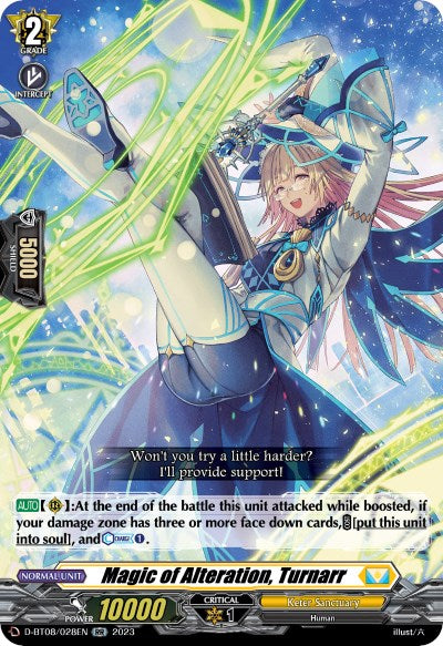 Magic of Alteration, Turnarr (D-BT08/028EN) [Minerva Rising]