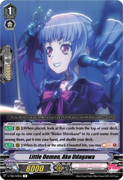 Little Demon, Ako Udagawa (Parallel Foil) (V-TB01/029EN) [BanG Dream! FILM LIVE]