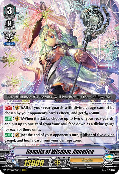 Regalia of Wisdom, Angelica (V-SS08/015EN) [Clan Selection Plus Vol.2]