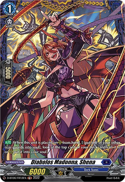 Diabolos Madonna, Shena (D-BT06/FR12EN) [Blazing Dragon Reborn]