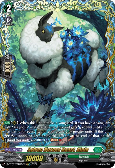 Sylvan Horned Beast, Alpin (FFR) (D-BT07/FFR15EN) [Raging Flames Against Emerald Storm]